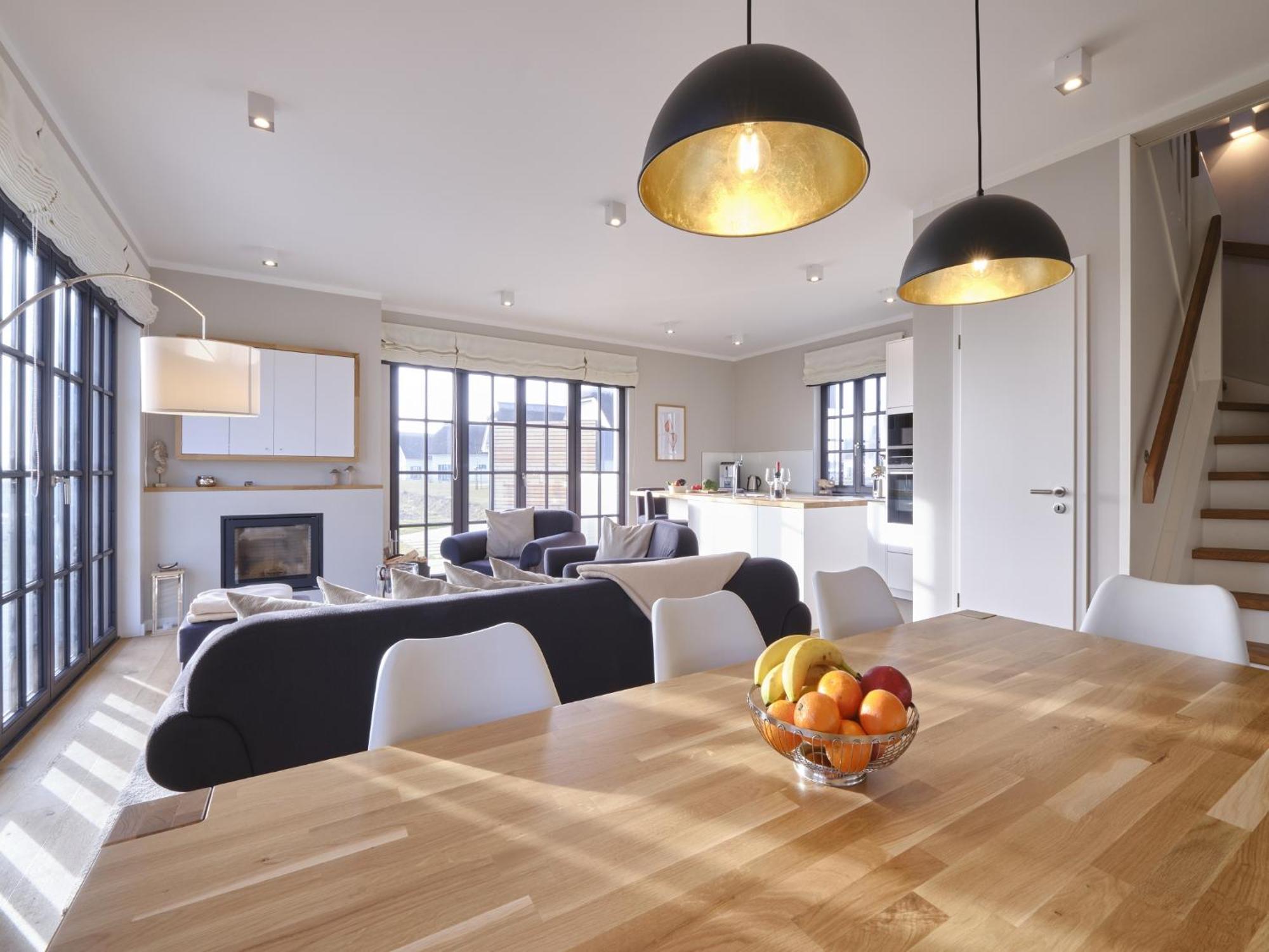 Reetland Am Meer - Luxusplus Reetdachvilla Mit 4 Schlafzimmern, Aussensauna, Loungebereich Und Kamin G07 Dranske Eksteriør bilde